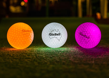 L.E.D LIGHT UP NIGHT GOLF BALLS (Multi-colour 48 pack RGBOPW)