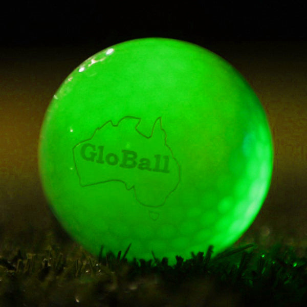 LED LIGHT UP NIGHT GOLF BALLS (Colour: RED - 6 colour range)