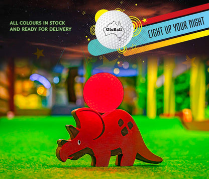 L.E.D LIGHT UP NIGHT GOLF BALLS (Multi-colour 96 pack RGBOPW)