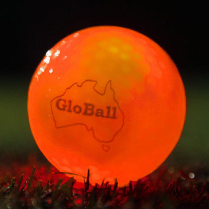 LED LIGHT UP NIGHT GOLF BALLS (Colour: RED - 6 colour range)