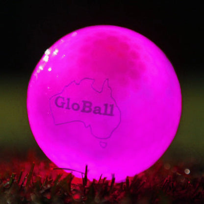 LED LIGHT UP NIGHT GOLF BALLS (Colour: RED - 6 colour range)